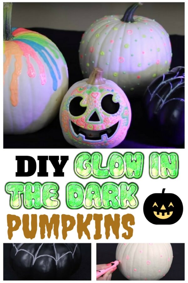 Bring a colorful twist to your pumpkins with this DIY glow-in-the-dark pumpkin. It's fun and easy to make with the kids.