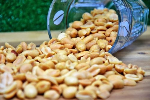 peanuts in a jar
