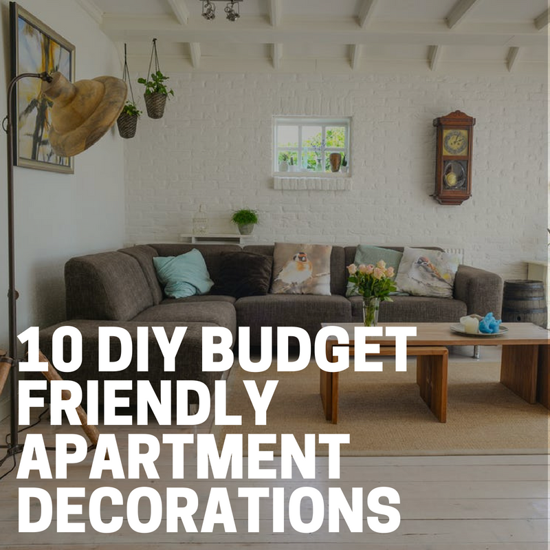 10 DIY Budget Friendly Apartment Decorations - The Budget Diet