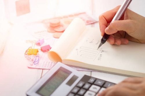 tax money writing calculator