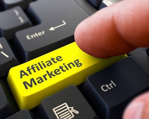 Affiliate Marketing Keyboard Image