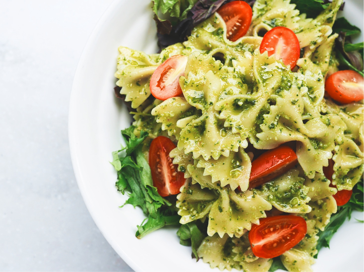 pasta with pesto