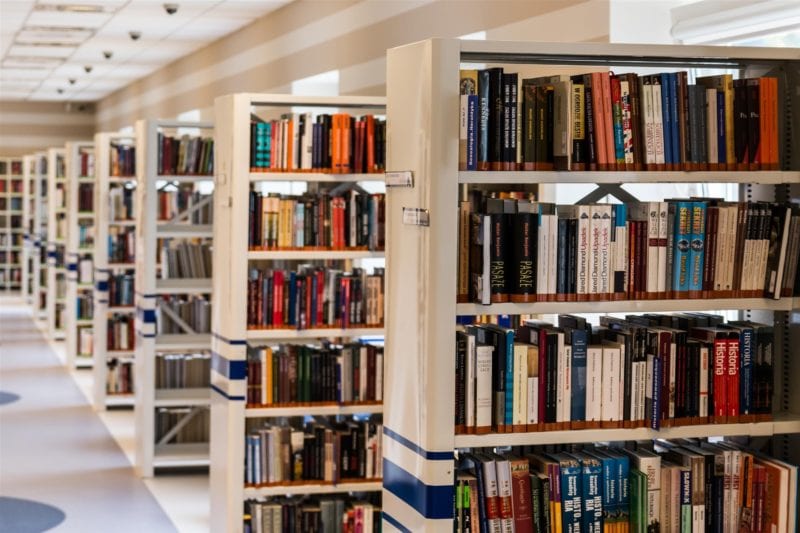 book shelves