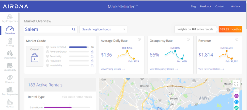 rentalizer airdna rentalizer airdna