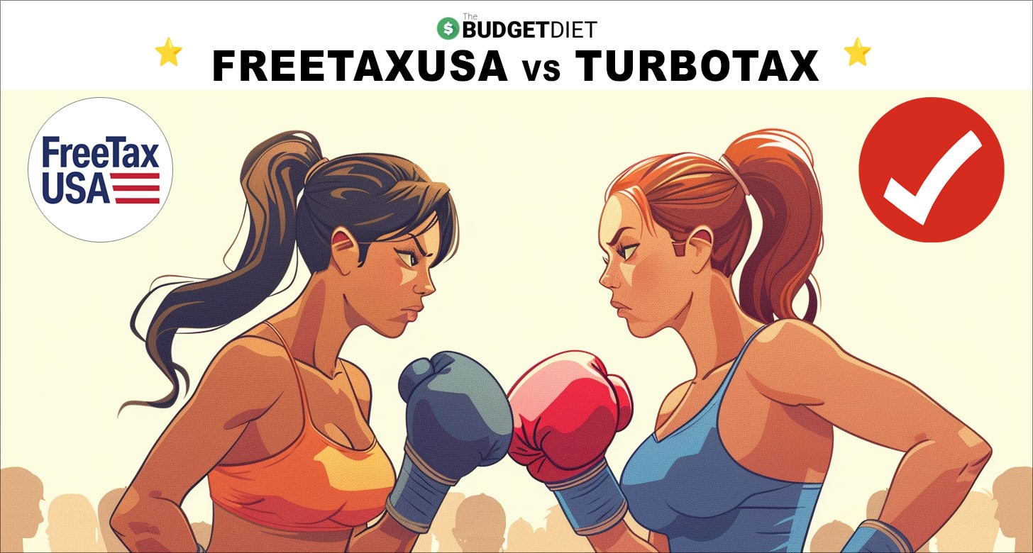 image of two female boxers representing tax companies going head tot head