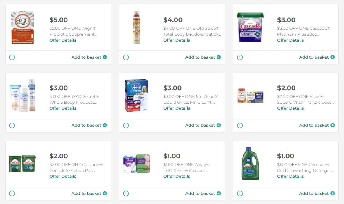P&G Good Everyday Rebates
